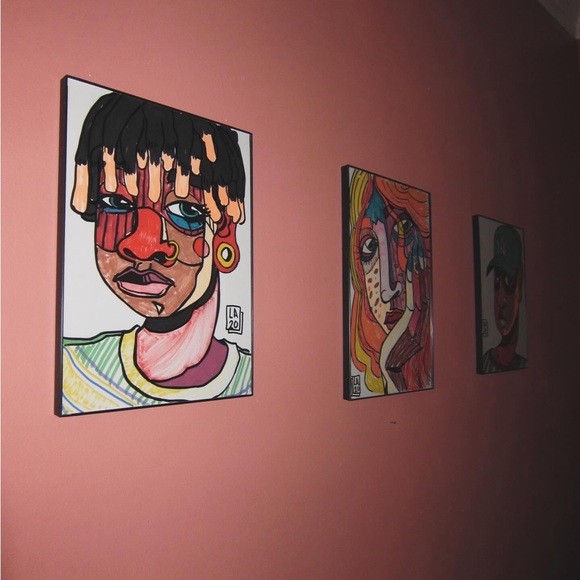 Langston Allston one of a kind originals 2020$120 each or $300 for all 3 OBO